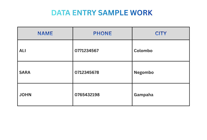 efficiently complete your data entry and excel, word tasks